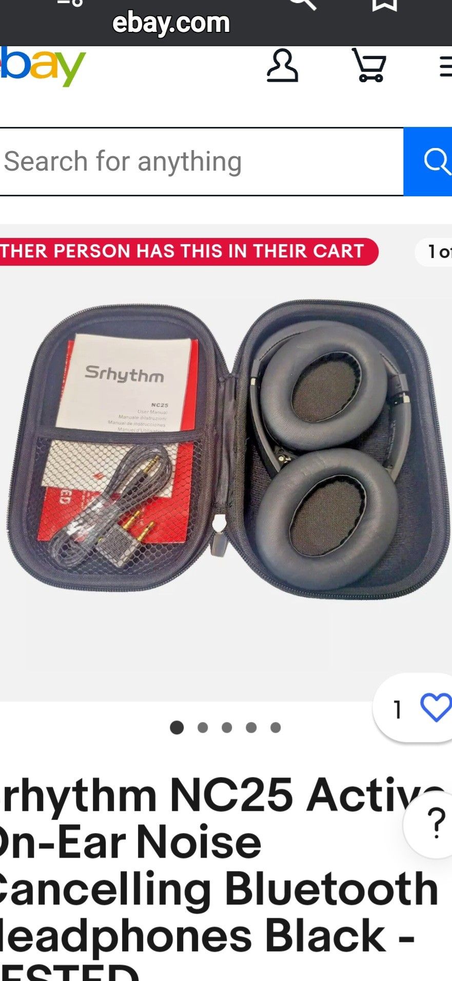 Srhythm Noise Cancelling Headphones 
