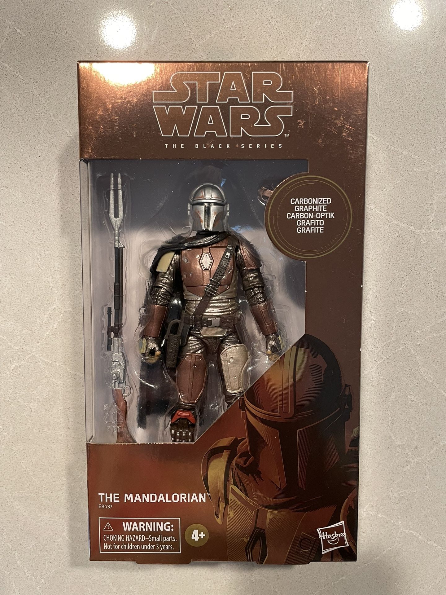The Mandalorian Carbonized Black Series *MINT* Star Wars E8437 Mando The Child Baby Yoda Graphite