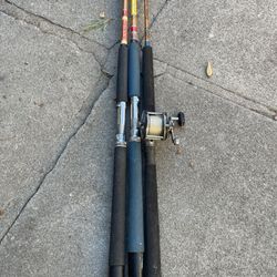 Contender Ranger Tuna Fishing Rod And Two Custom Deep Sea Rods By The Bent Rod