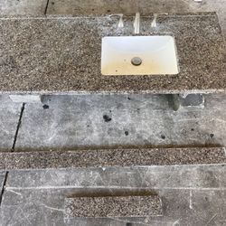 Vanity With Sink/faucet  57”
