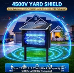 New Solar Powered Powerful Bug Zapper