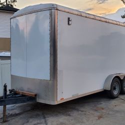 2018 Pace American 7'x18' X-Tall Enclosed Cargo 14K GVWR Torsion Axles 