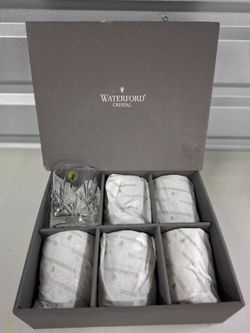 Waterford Crystal Eve Tumbler Glasses Set of 6