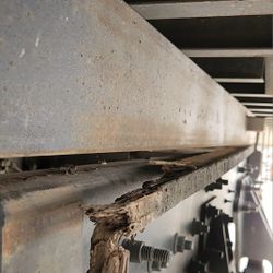 Replaced Broken Wood Box Truck Repair 