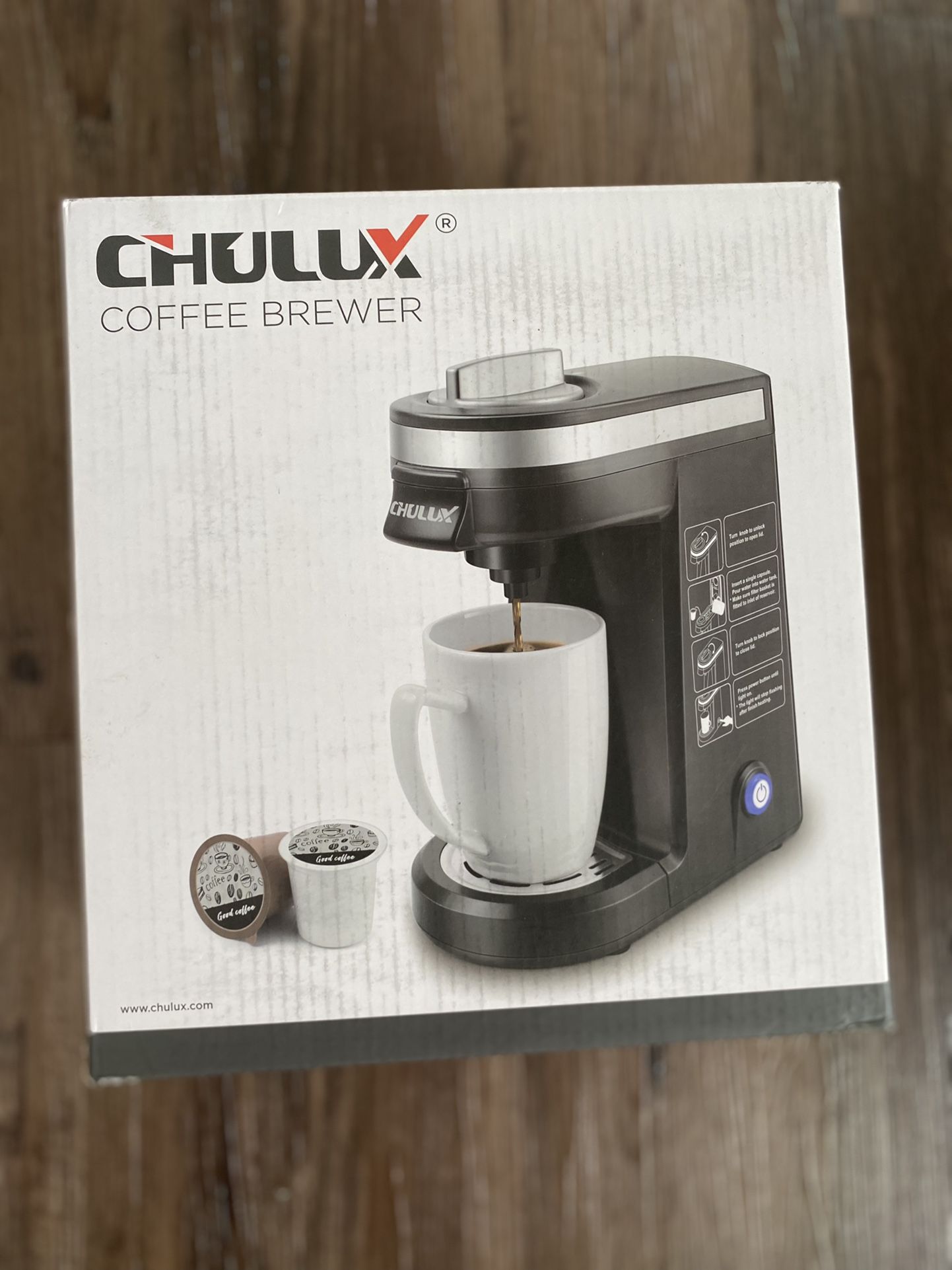 Single Serve Coffee Maker Brewer for Single Cup Capsule 