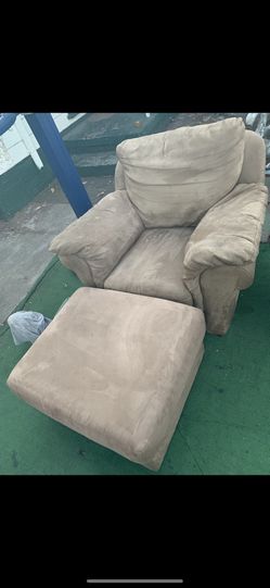 Chair and foot stool