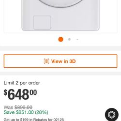 Samsung Washer Like New