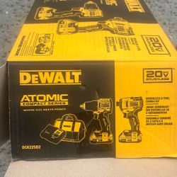 New. DeWALT Compact 20 V Brushless  DCK225D2 Kit