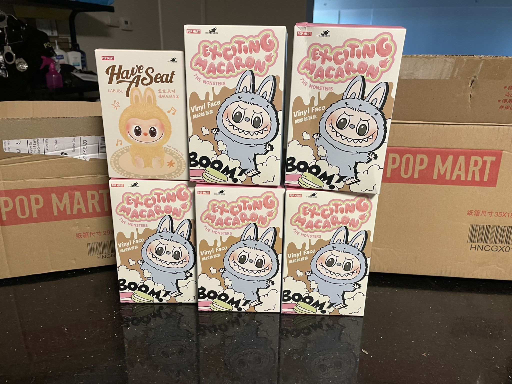 2 Macaroons Popmart Labubu (authentic) $45 Each
