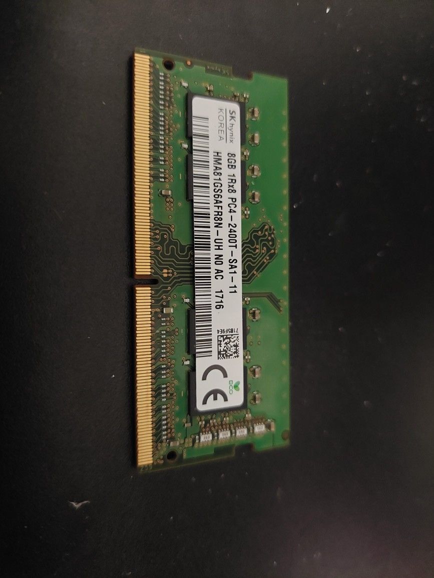 8GB Laptop Ram 2400 Mt/s