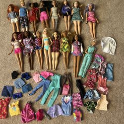 Barbie Dolls And Clothes