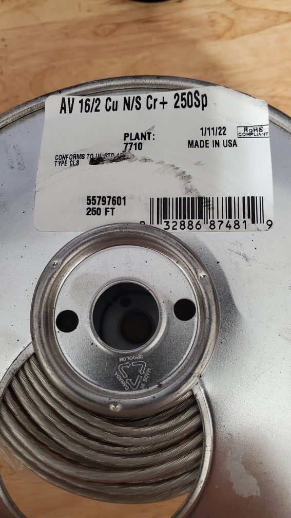AV 16/2 Cu N/S Cr+ 210Sp Wire