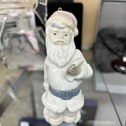 Lladró Santa Claus Christmas Ornament Porcelain Gloss Retired 5842 Spain 4.75”