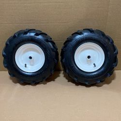 lot Of 2 New Other GiCool 13x5.00-6" Tiller Tire and Wheel With 3/4" Axle Size & 3-1/8" Centered Hub, Black