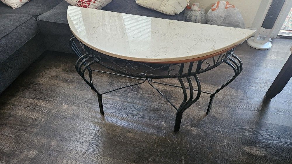 Entrance Table, Porcelain Table Top