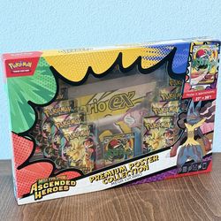 Pokemon Ascended Heroes Premium Poster Collection Mega Lucario & Mega Gardevoir