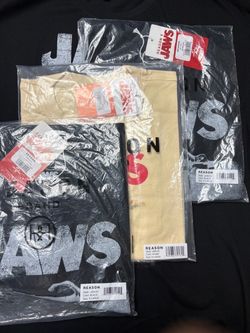 3 Pack Bundle Reason x Jaws T-Shirts Bundle XL