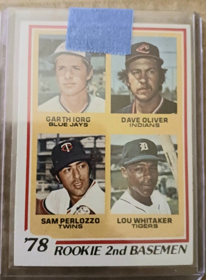 Very Nice Lou Whitaker Rookie Card In Near Mint Or Better Condition