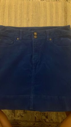 Blue Patagonia Corduroy Skirt