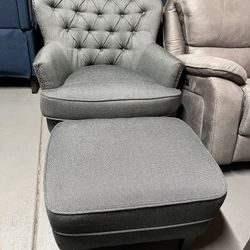 Chair And Ottoman