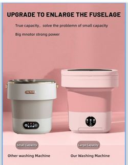 Portable Washing Machine Pink XL Size