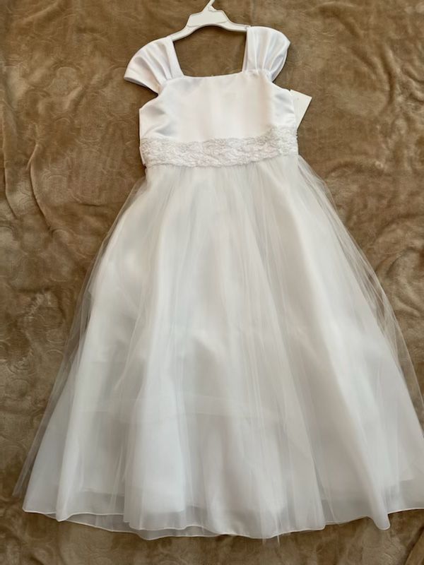 New First Communion Dress with veil 
