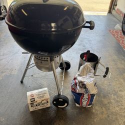 Weber Original Kettle Premium Charcoal Grill 22”