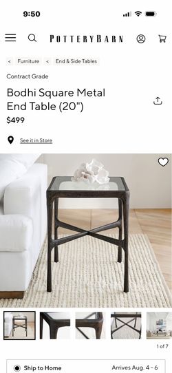 Pottery Barn End Tables