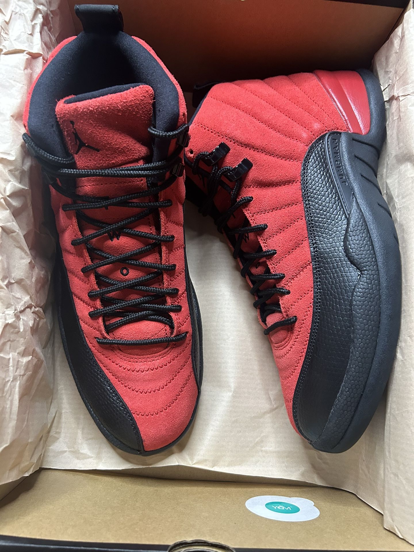 Jordan 12 Reverse Flu Game Size 10 New