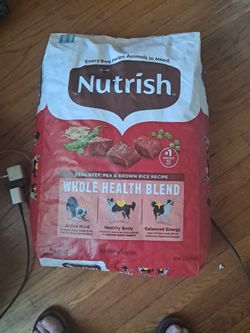 Nutrish Rachael Ray Real Beef, Pea & Brown Rice Recipe Whole Health Blend Dry Dog Food, 28 lbs.