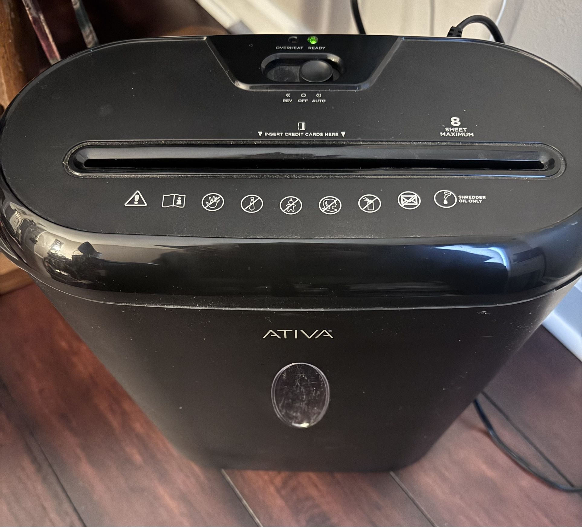 Activa 8-Sheet Cross-Cut Shredded