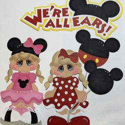 Minnie Mouse Pair Scrap Booking