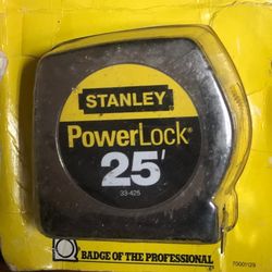 STANLEY POWERLOCK 25' power return rule
