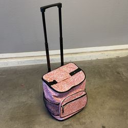 Home Essentials Pink Rolling Cooler Tote