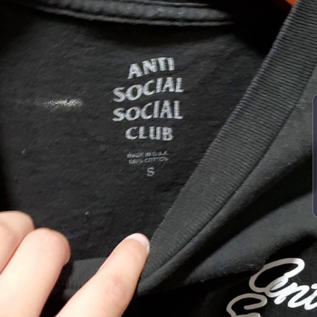 Anti social social club Cursive Tee