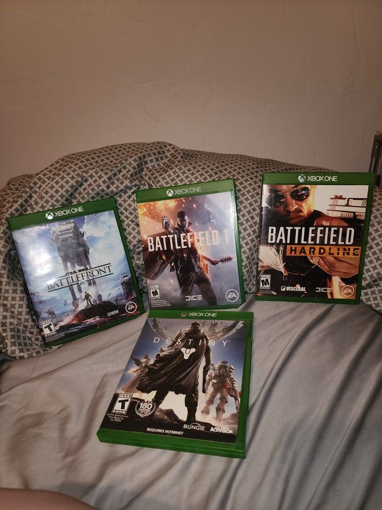 XBOX ONE Video Games - 4 Games