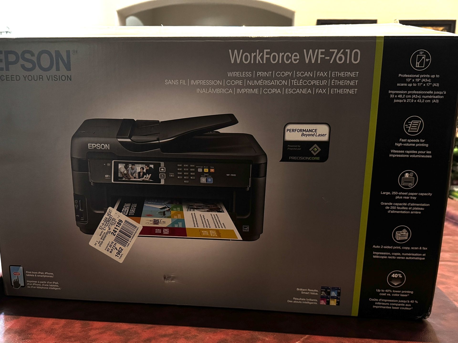 Epson WorkForce WF-7610 All-in-One Printer