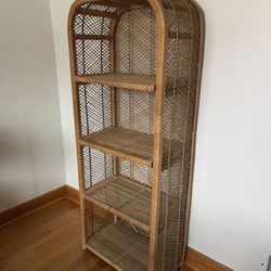Wicker rattan Shelf