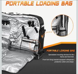 Portable Bike Travel Bag with Wheels,