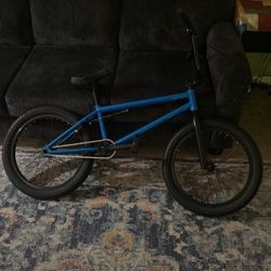 Blue BMX Bike
