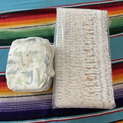 Diapers Size 2, 46 total. Huggies & Honest Brand