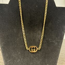 Waterproof & Stainless Steel Modern Gold Tone Necklace