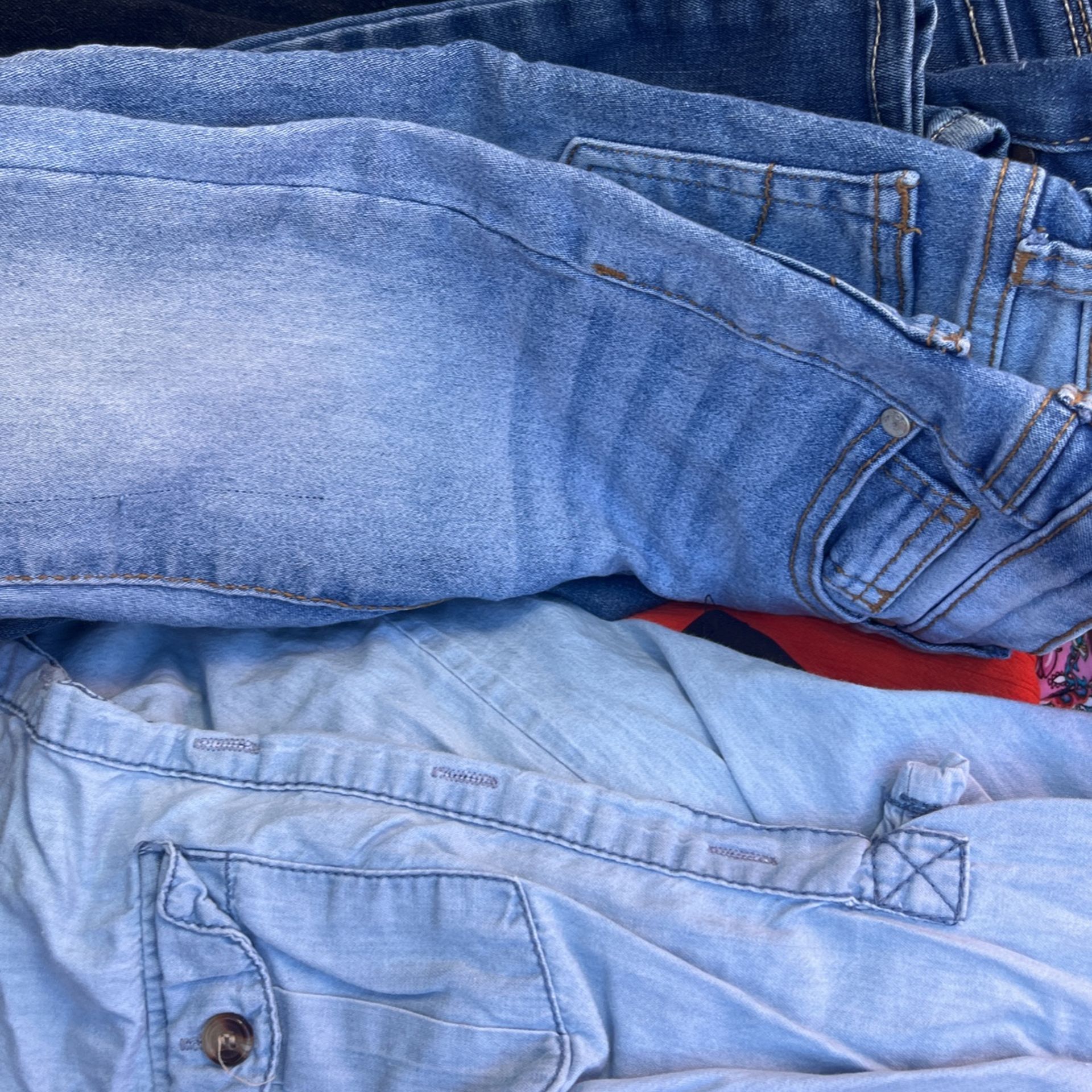 Kids Bin Full Of Clothes 