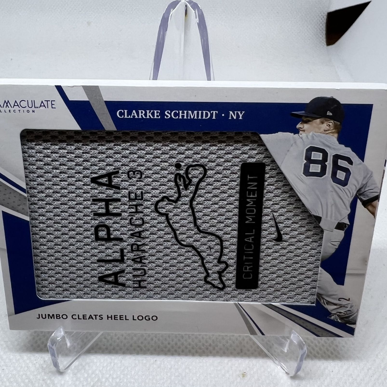 2021 Panini Immaculate Clarke Schmidt Jumbo Cleats Heel Logo NIKE 2 2 RC for Sale in Humble TX OfferUp