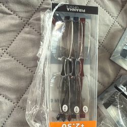 Lentes nuevos 2.50 y 2.00