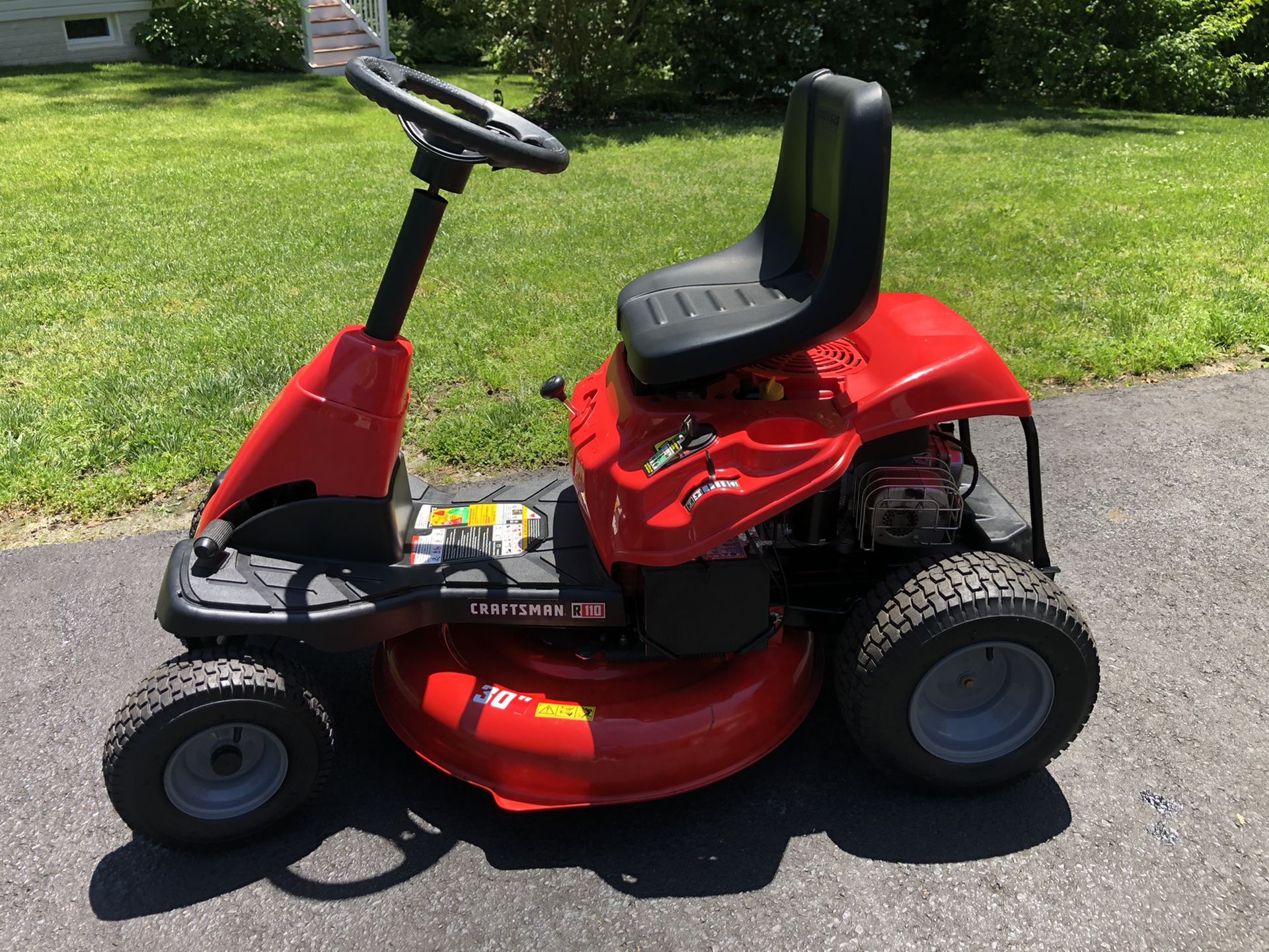 New Craftsman R110 30" Riding Mower with delivery