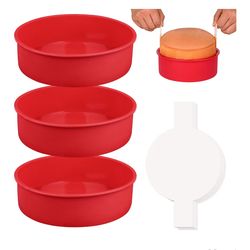 New 6inch Round Cake Silicone Molds