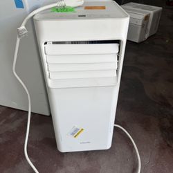 5,000 BTU 115-Volt 3-in-1 Portable Air Conditioner Unit Cools up to 150 sq. ft. with Dehumidifier and Remote in White