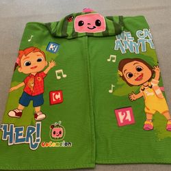 Cocomelon Bath/Swim Towel With Hood