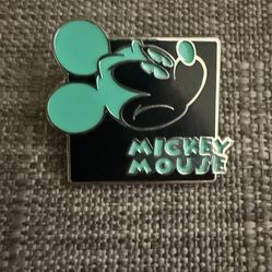 DISNEY Pin Trading ~ 2012 Mickey Mouse Expressions ~ Teal/Upset